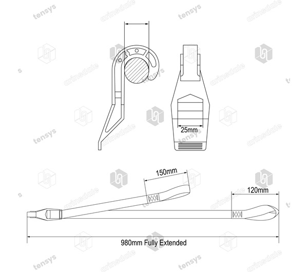 Roll Pallet Cage Straps