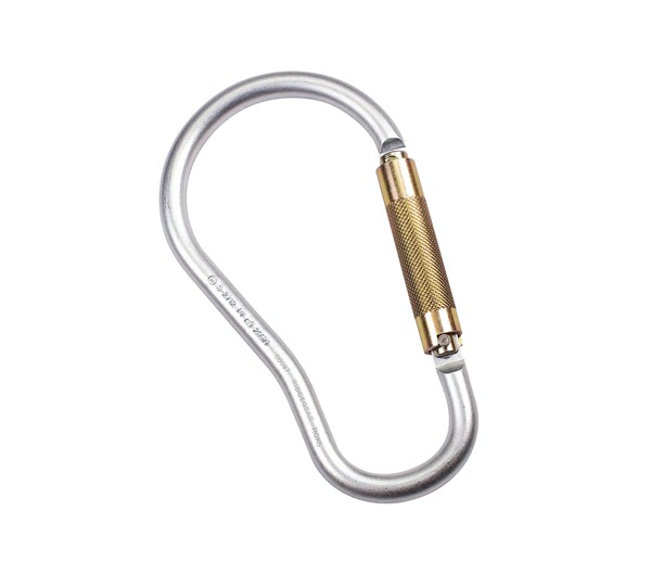 56mm Steel Twistlock Scaffold Karabiner with Captive Pin