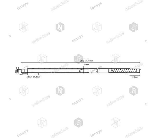 Round Spring Loaded Shoring Bars