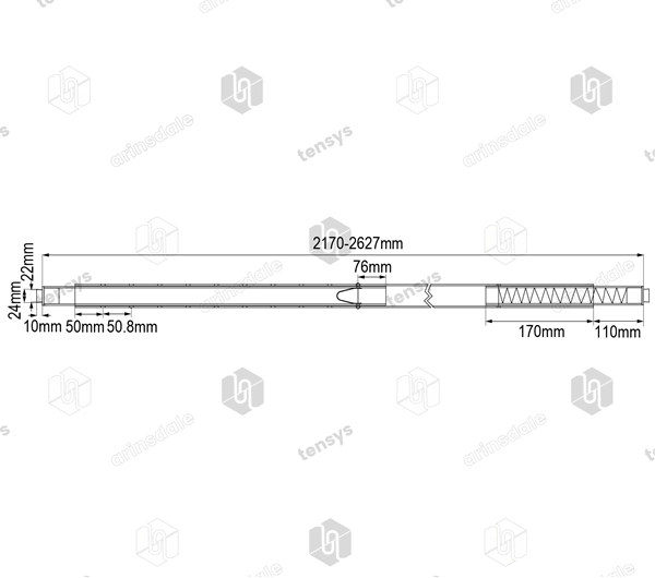 Round Spring Loaded Shoring Bars
