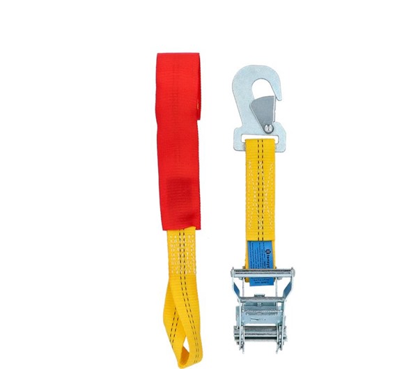 Tensys® · 35mm · 2000daN · Motorcycle Recovery Strap · Flat Snap Hook + Twisted Loop