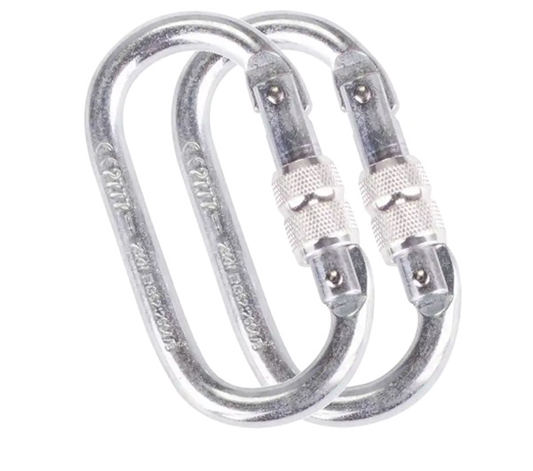 17mm RidgeGear RGK1 Steel Screwgate Karabiner