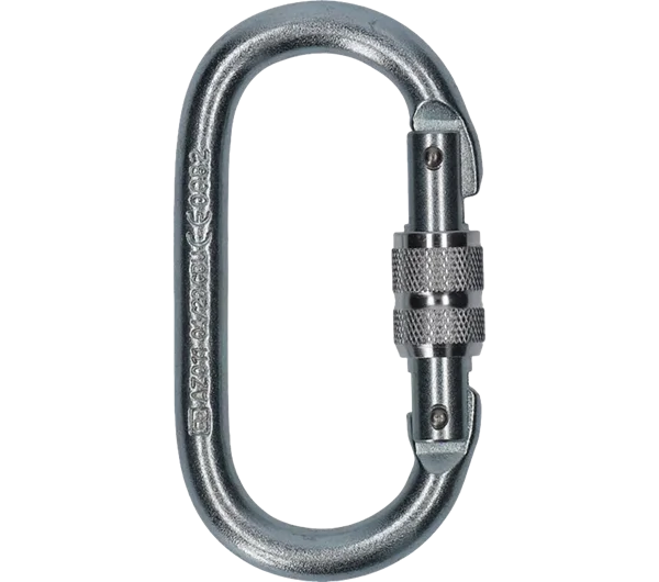 17mm RidgeGear RGK1 Steel Screwgate Karabiner