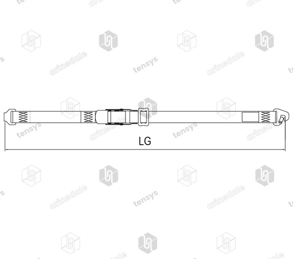 50mm · 700daN · OB+TBS · Curtainside Internal System · Combi Hook + Snap Hook