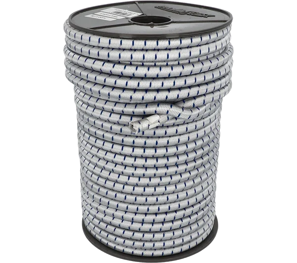 Elastic Shock Cord · Blue & White · 12mm