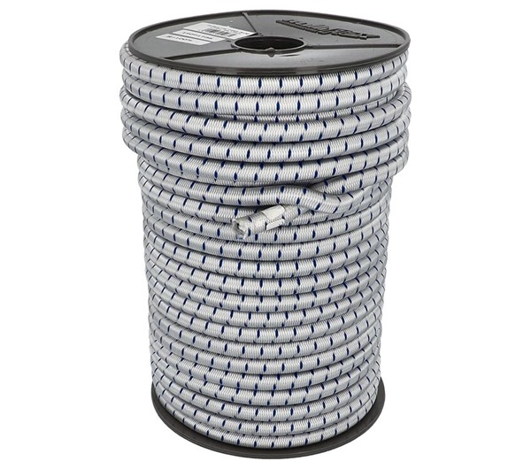 Tensys® · Elastic Shock Cord · Blue & White · 12mm