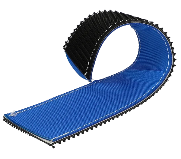 Webbing sleeve with tyre gripper for 35mm & 50mm wide webbing - Blue - 375mm long