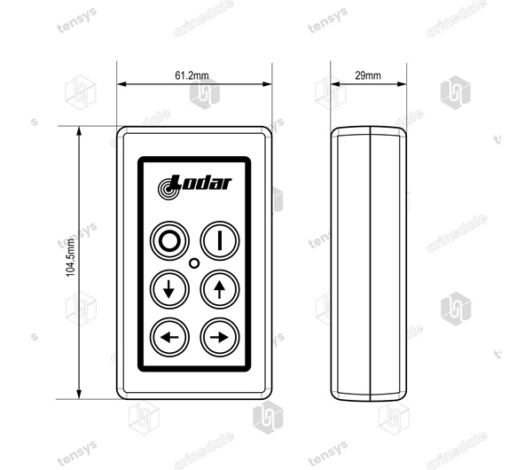 Lodar · Wireless Radio Remote System · 4 Function Transmitter Only