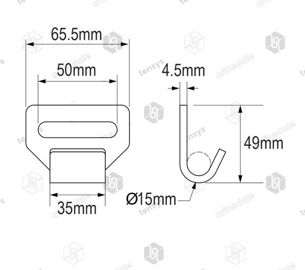 50mm · 1000daN · Combi Hook