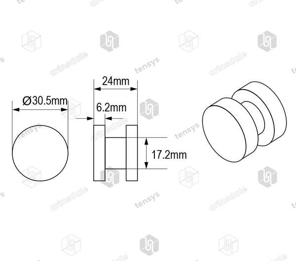 Bobbin Roller Only · Red