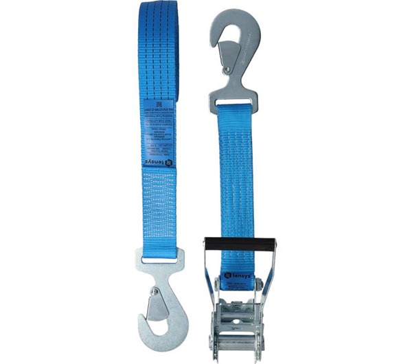 Tensys® · 50mm · 4000daN · LWH · Ratchet Lashing System · Flat Snap Hooks