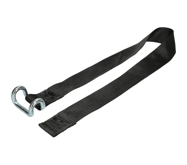 50mm · Curtainside Bottom Strap · Closed Rave Hook · Black