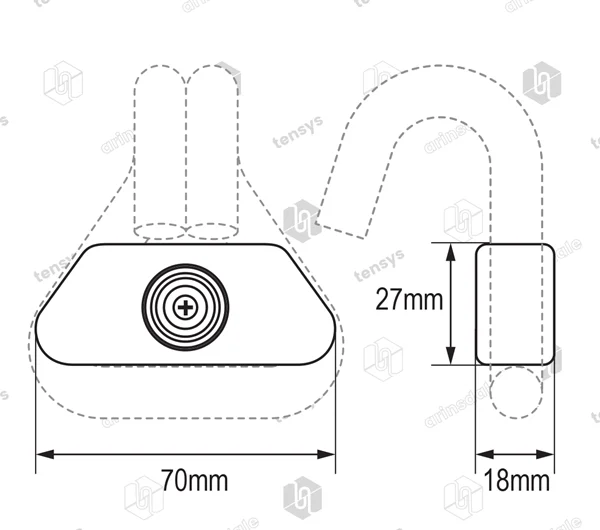 Ratchet Strap Magnet Application Aid