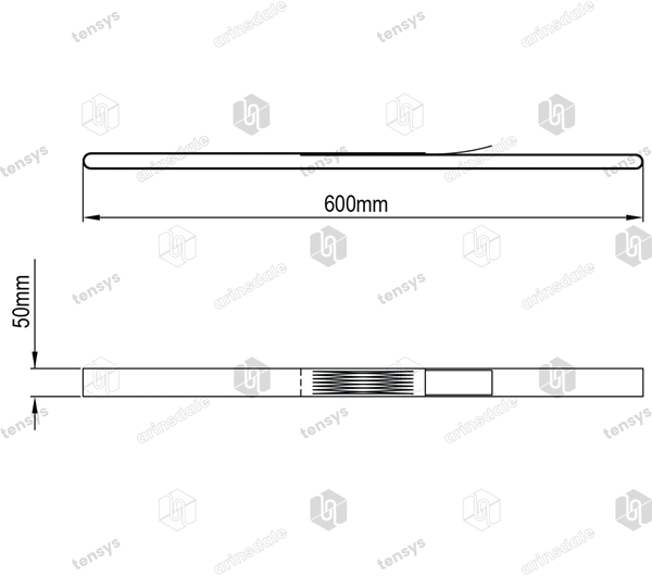 50mm · 0.5 Tonne · Flat Web Slings - Single Use - Endless