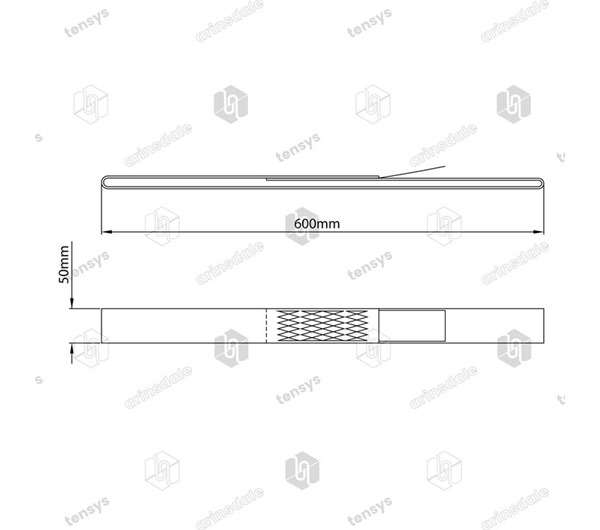 Tensys® · 50mm · 0.5 Tonne · Flat Web Slings - Single Use - Endless