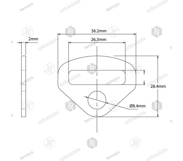 Tensys® · 25mm · 1000daN · Attachment Point