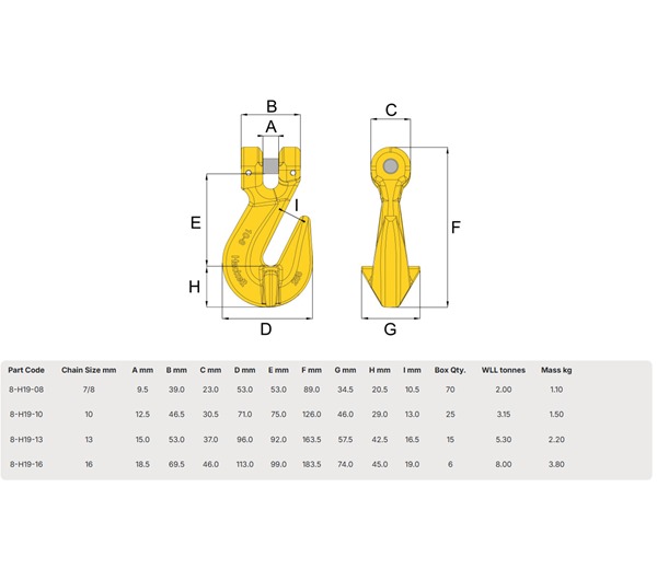 Hack8 Clevis Grab Hook
