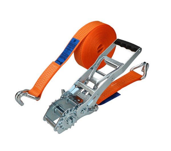 Geared Ergo Ratchet Strap STF 950daN Claw Hook - 10.0 metre
