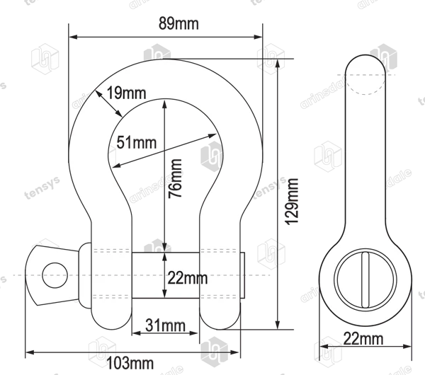 Green Pin® · Bow Shackle · Screw Pin
