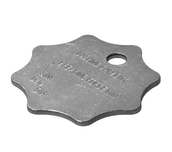 Tensys | LCTAGAL | Aluminium ID Tag for Lashing Chains