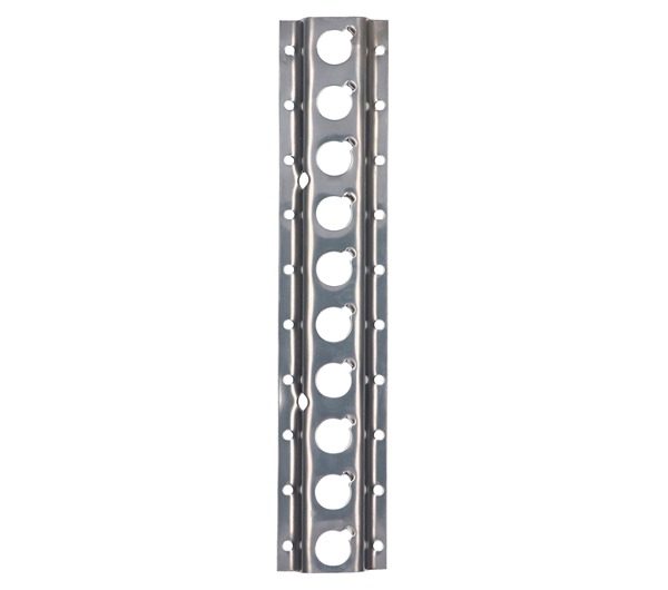 Tensys® · 1806 Style Grade 430 Stainless Steel Anchor Track, 25mm Holes - 3.05m