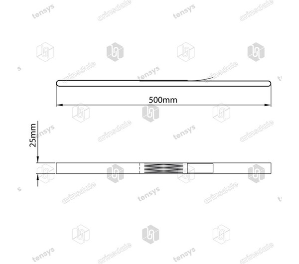 Tensys® · 25mm · 0.5 Tonne · Flat Web Slings - Single Use - Endless