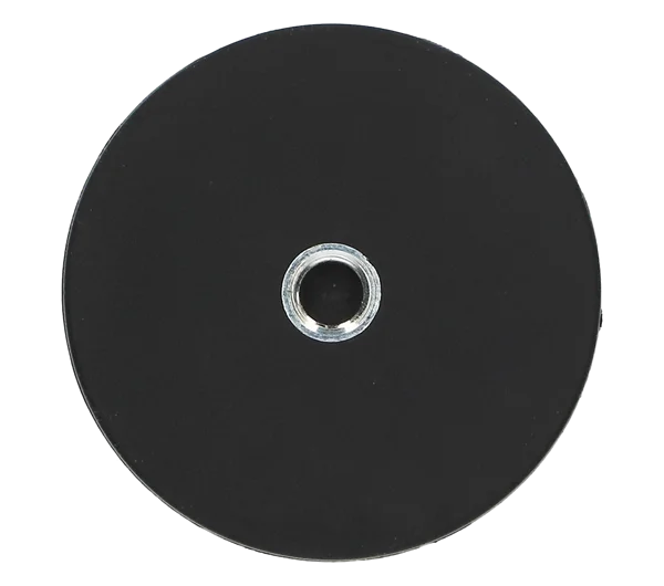 Rubber Coated Magnet with Internal Thread - 43mm