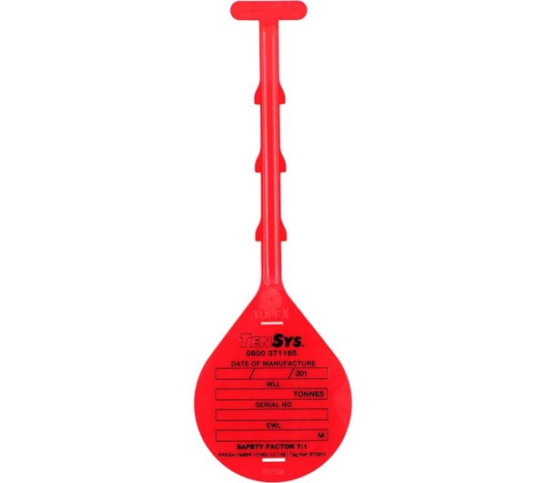 Regal Tags · Sling ID Tie Tag · Red