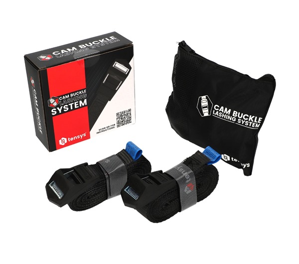 2 Pack of 4.0m Heavy-Duty Cam Buckle Straps