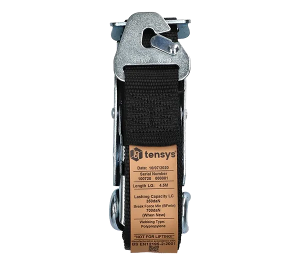 50mm · 700daN · OB+TBS · Curtainside Internal System · Closed Rave Hook + Snap Hook