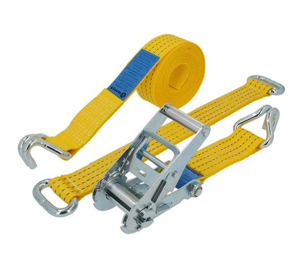 Tensys® · 50mm · 4000daN · NH · Car Transporter Strap - Steel Eye · Claw Hooks