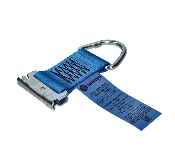 Tensys® · Lashing Extension/Rope Tie Off with E Track Endfitting