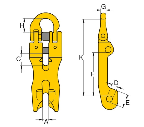 Yoke 8-078 G80 Shortening Clutch with Half Link