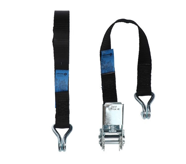 25mm Ratchet Strap Claw Hook 6 Metre - Black