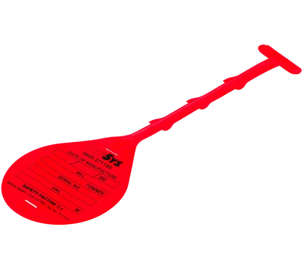 Sling ID Tie Tag · Red