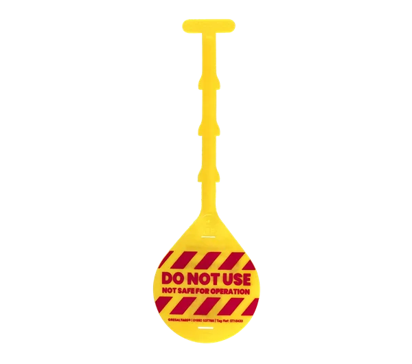 ID Tags for Replacement "DO NOT USE NOT SAFE FOR OPERATION"