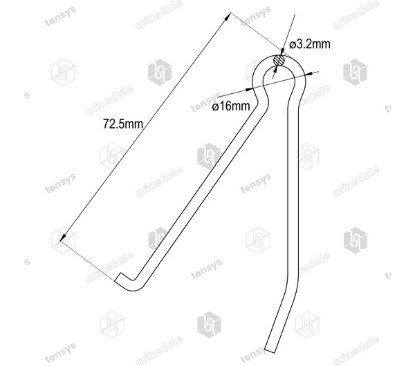 Spring Pin to suit Montracon type Locking Overcentre Buckles