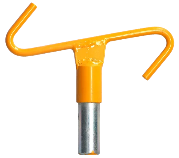 Positioning Hook for Extending Glass Fibre Poles