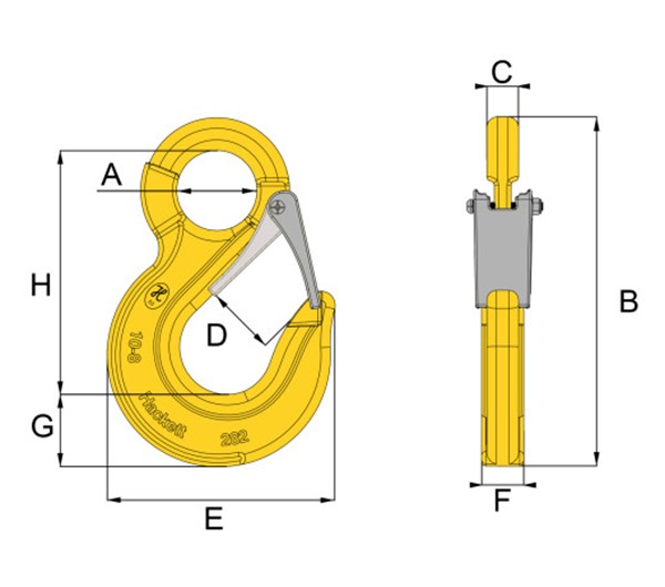 Hack8 Eye Sling Hook