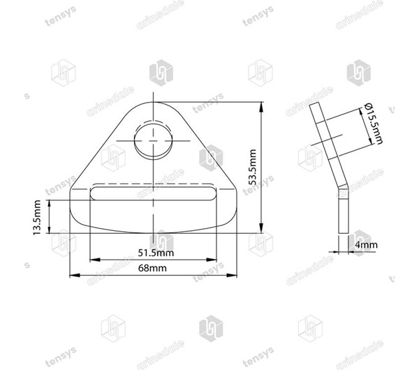 Tensys® · 50mm · 1800daN · Attachment Point