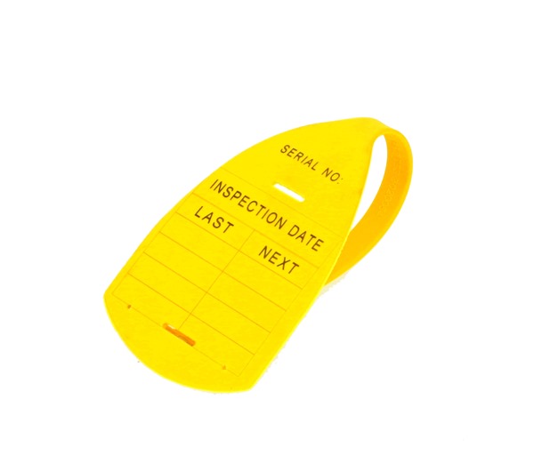 Lifting Gear Tags · Sling ID Tie Tag · Yellow