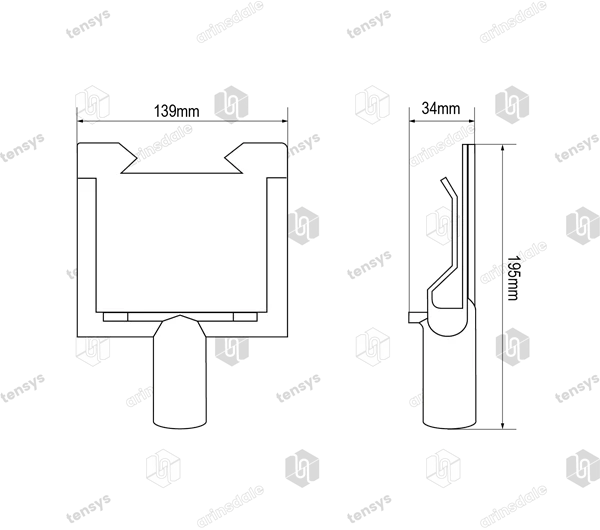 Mounty® · Corner Protector Applicator Head - Small