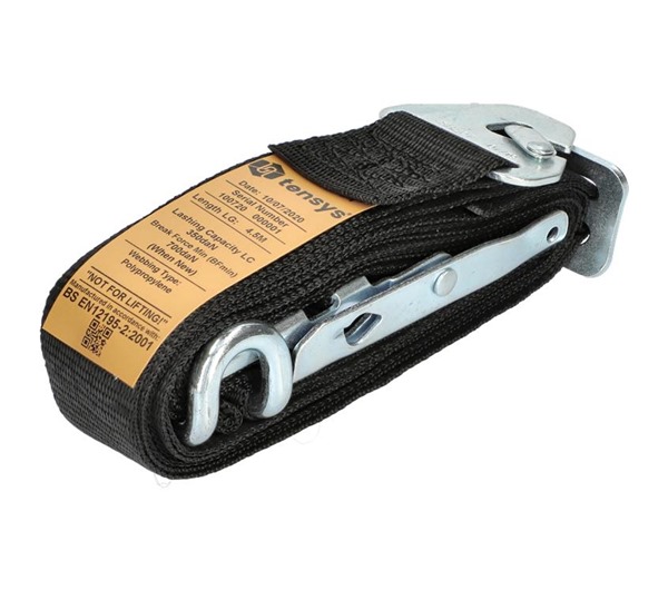 Tensys® · 50mm · 700daN · OB+TBS · Curtainside Internal System · Closed Rave Hook + Snap Hook