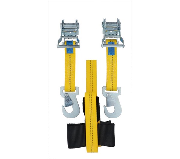 Tensys® · 35mm · 2000daN · Motorcycle Recovery Strap · Flat Snap Hooks