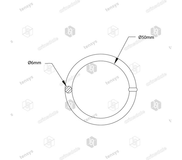 Tensys® · 50mm · 1200daN · Round Ring
