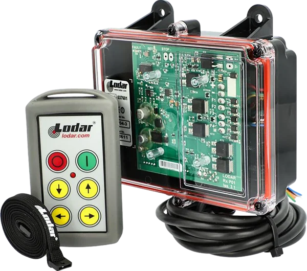 Lodar · Wireless Radio Remote System · 4 Function Receiver & Transmitter
