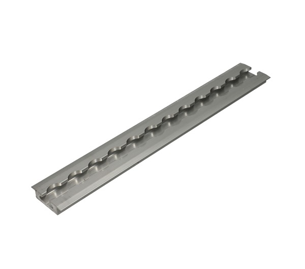 Recessed Extruded Aluminium Captive Track 3.5mm thick - 3.0 metre