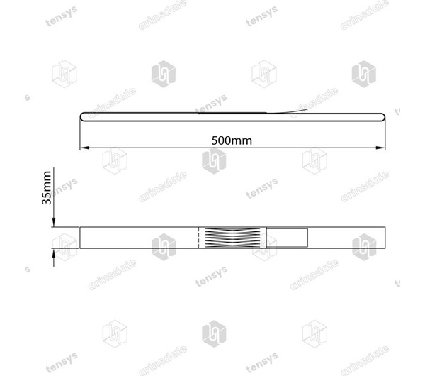 Tensys® · 35mm · 0.5 Tonne · Flat Web Slings - Single Use - Endless