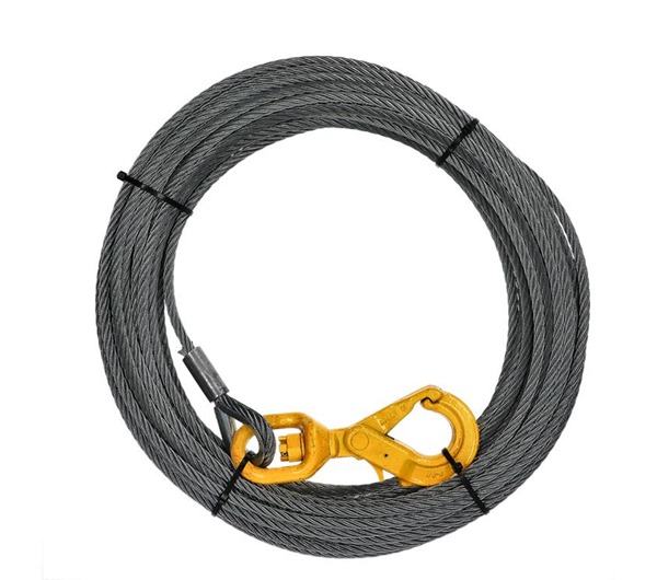 Tensys® · Premier Winch Wire Ropes · Eye Swivel Self Locking Hook