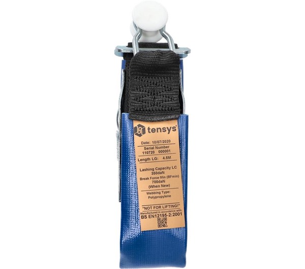 Tensys® · 50mm · 700daN · OB+TBS+Wear Sleeve · Curtainside Internal System · Combi Hook + White Roller